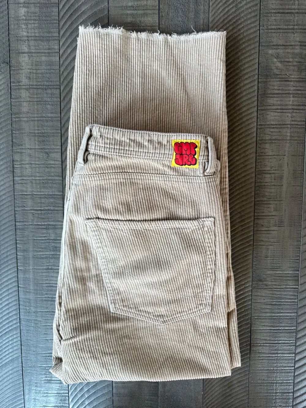 Empyre Relaxed Fit Corduroy - Casual Skater Pants Light Beige Men's Size 34